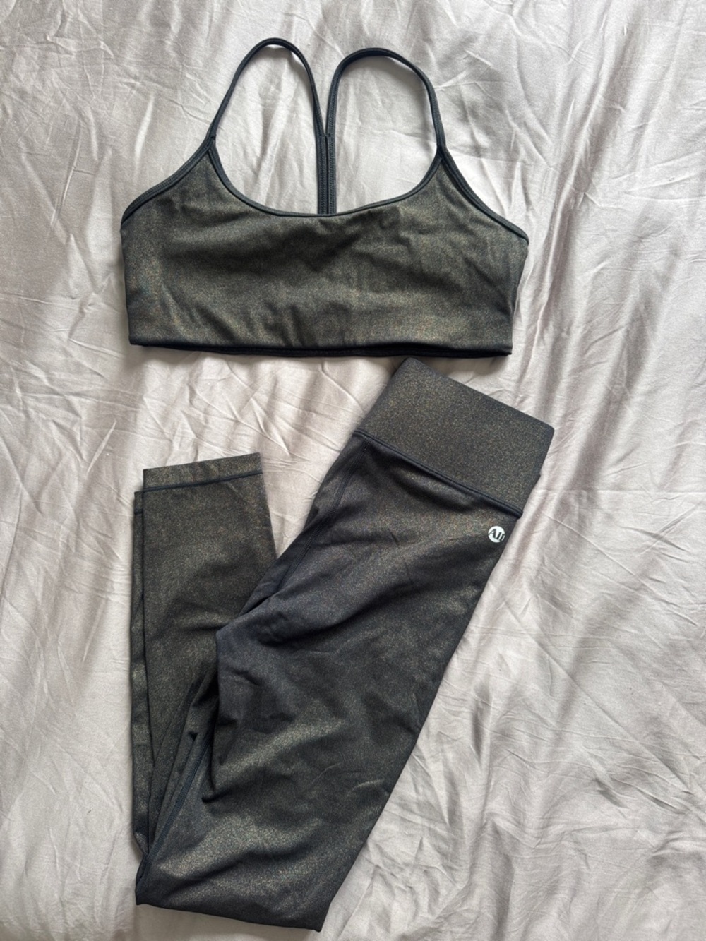 ALL ACCESS Black Shimmery Sports Bralette